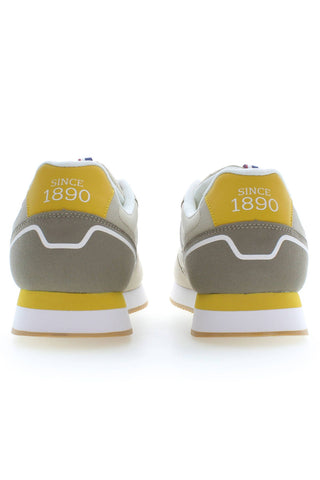 Beige Polyester Men Sneaker