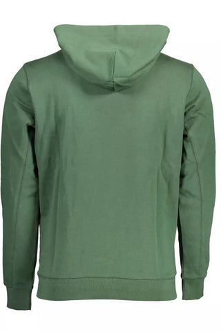 Green Cotton Men Sweater