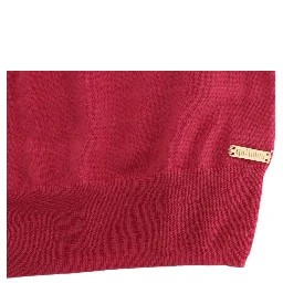 Pink wool knit top