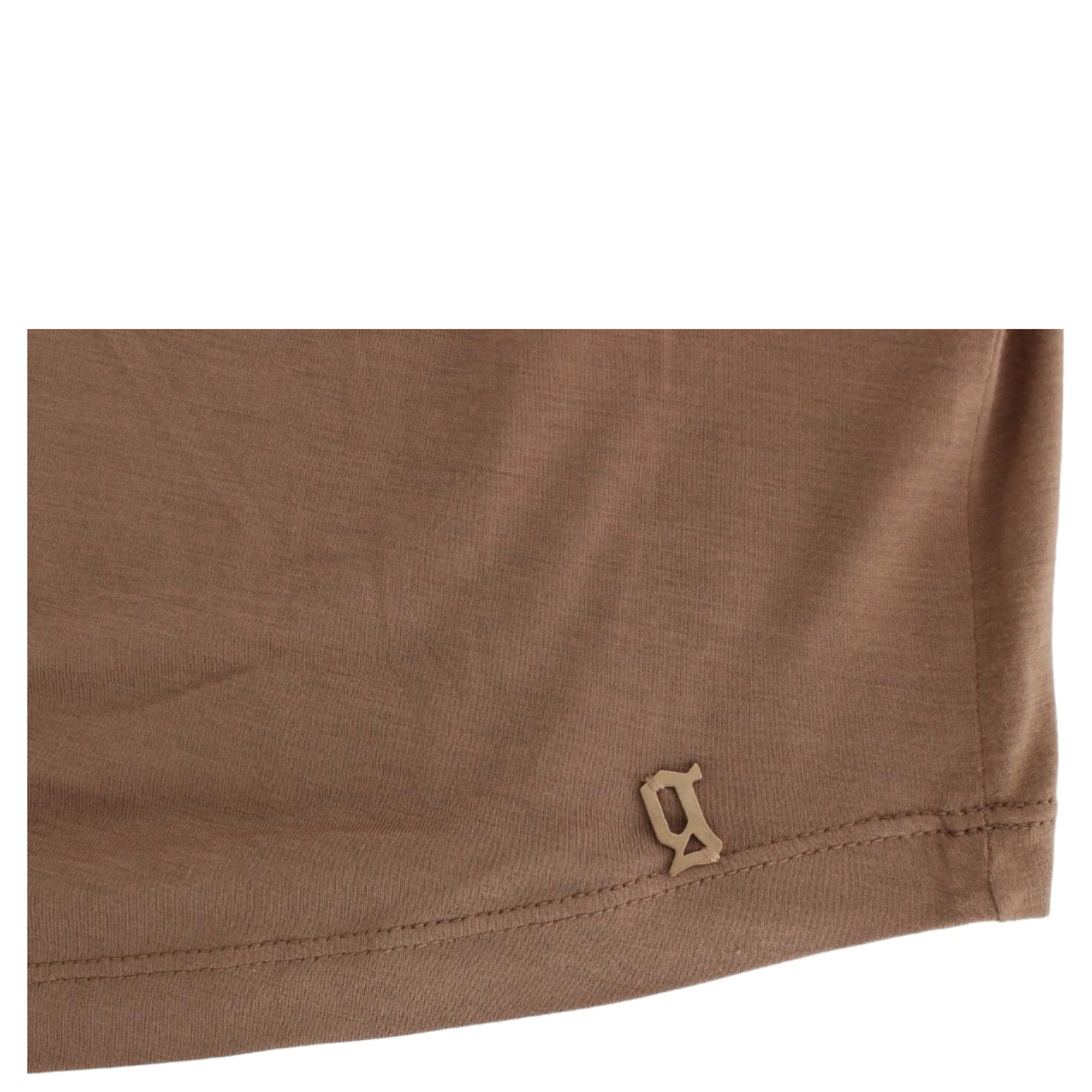 Brown shortsleeved top