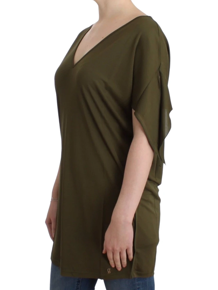 Green shortsleeved blouse top alternative