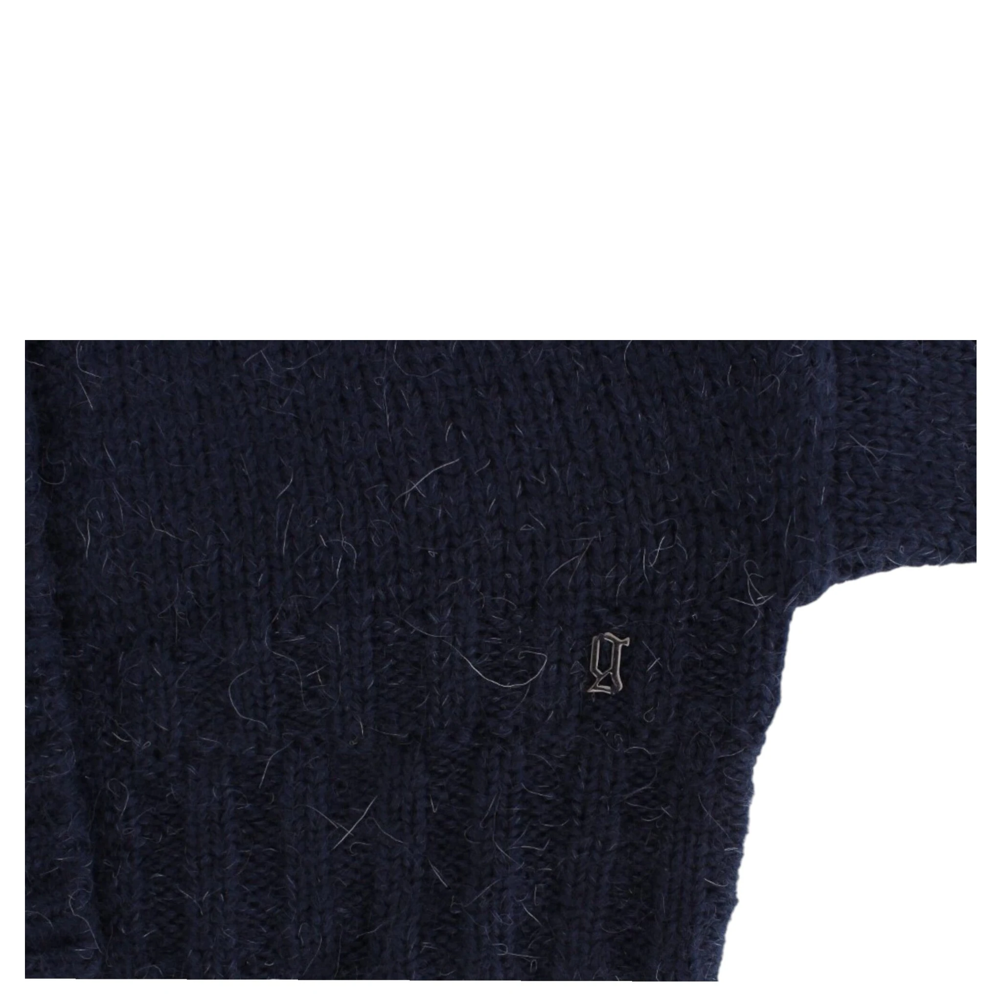 Cropped Cardigan In Blue