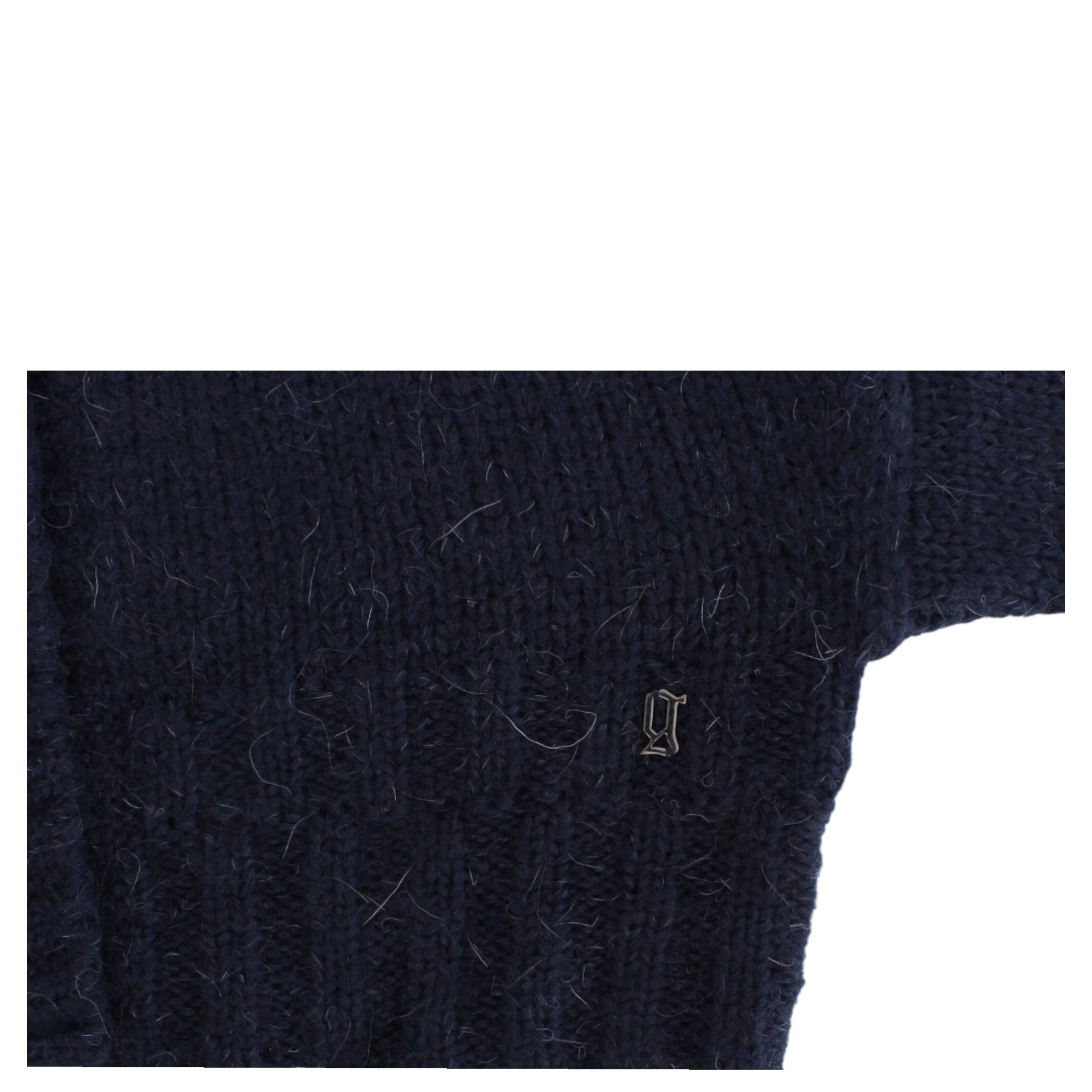 Cropped Cardigan In Blue