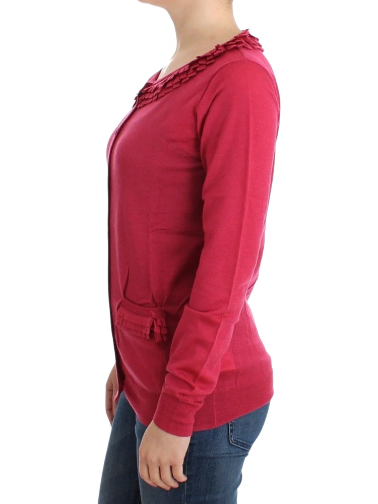 Pink wool cardigan alternative