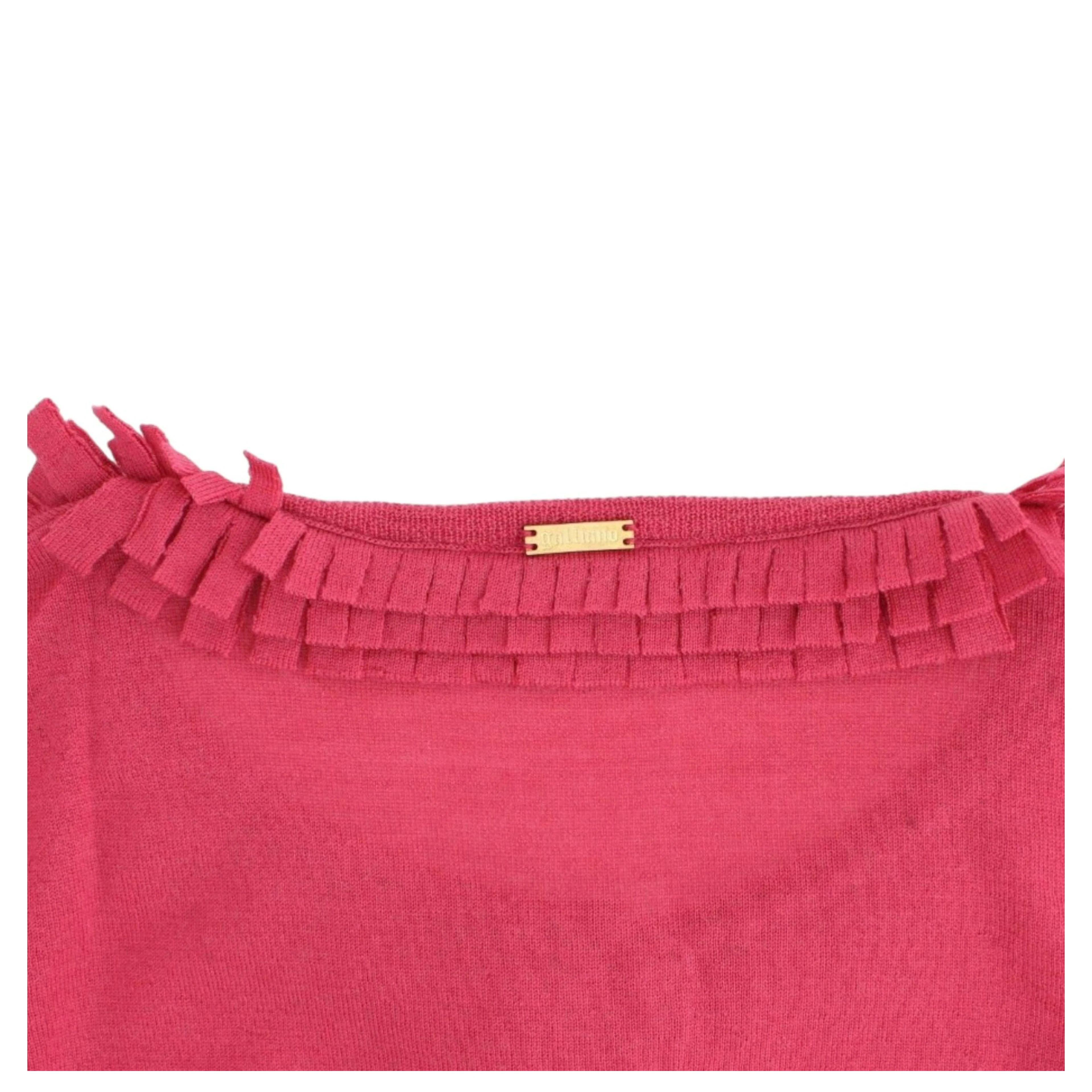 Pink wool cardigan
