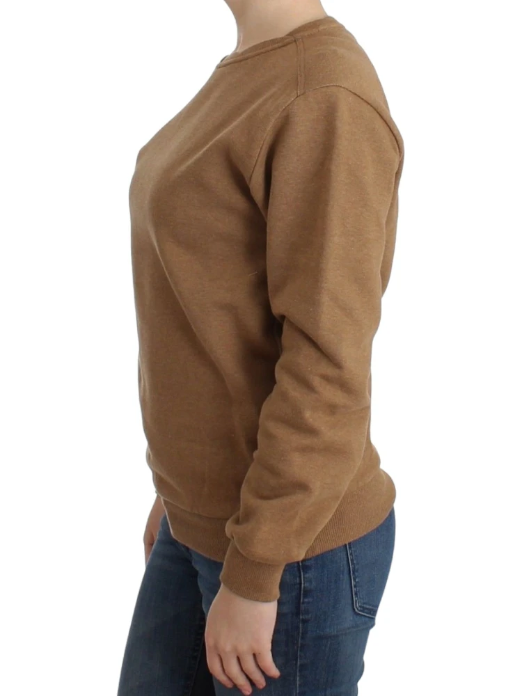 Brown Crewneck Cotton Sweater alternative