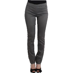 Gray slim fit pants