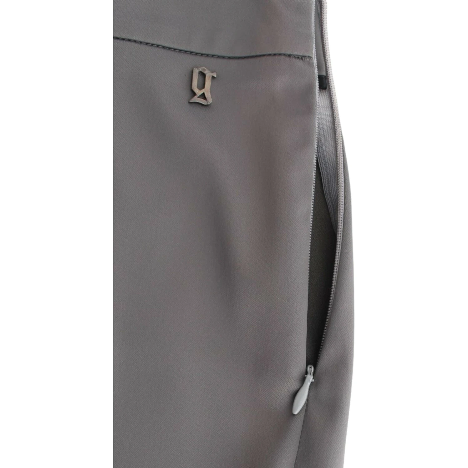 Gray slim fit pants