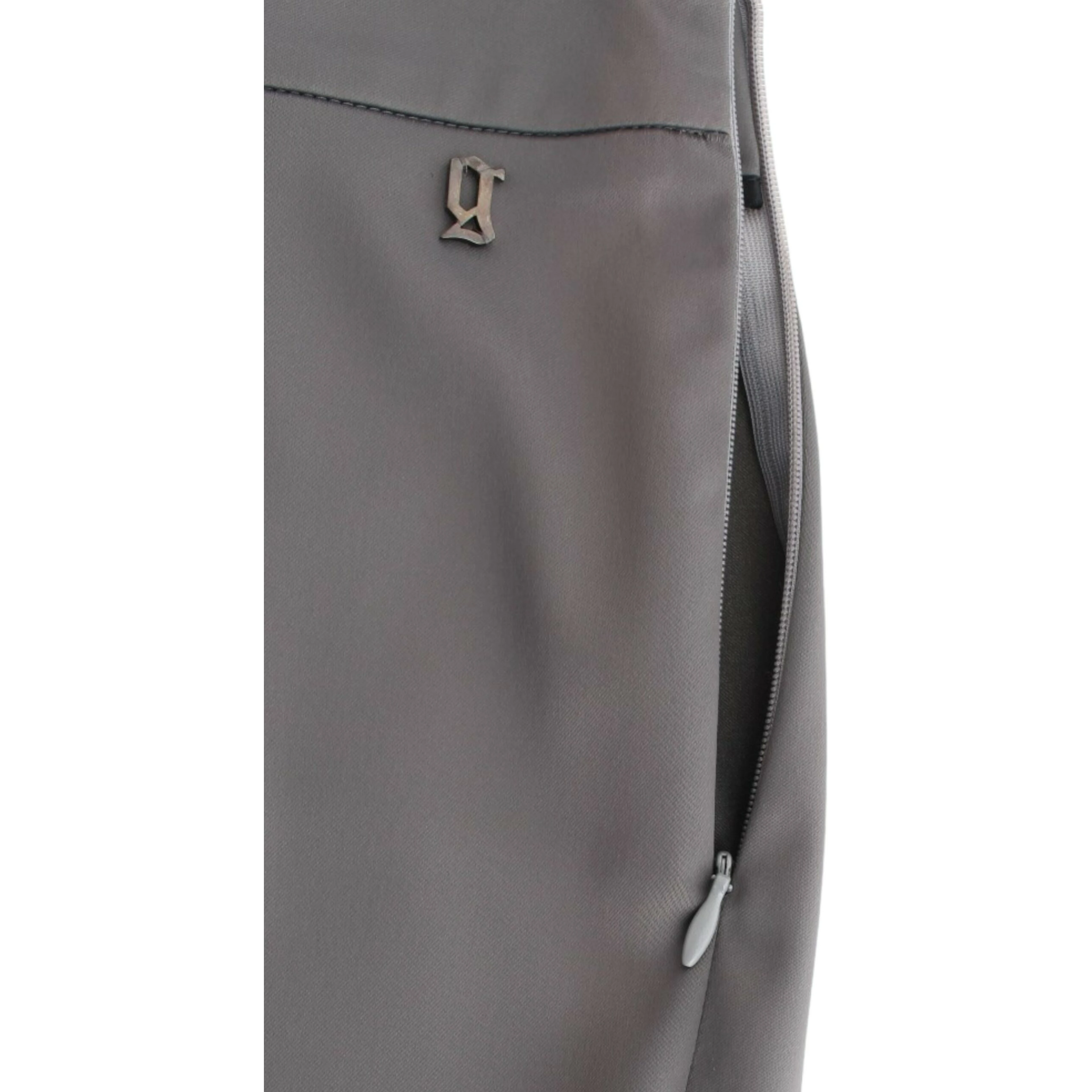 Gray slim fit pants