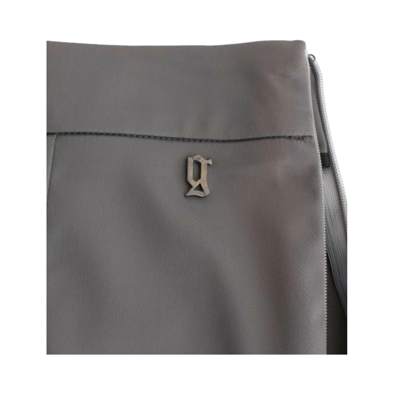 Gray slim fit pants