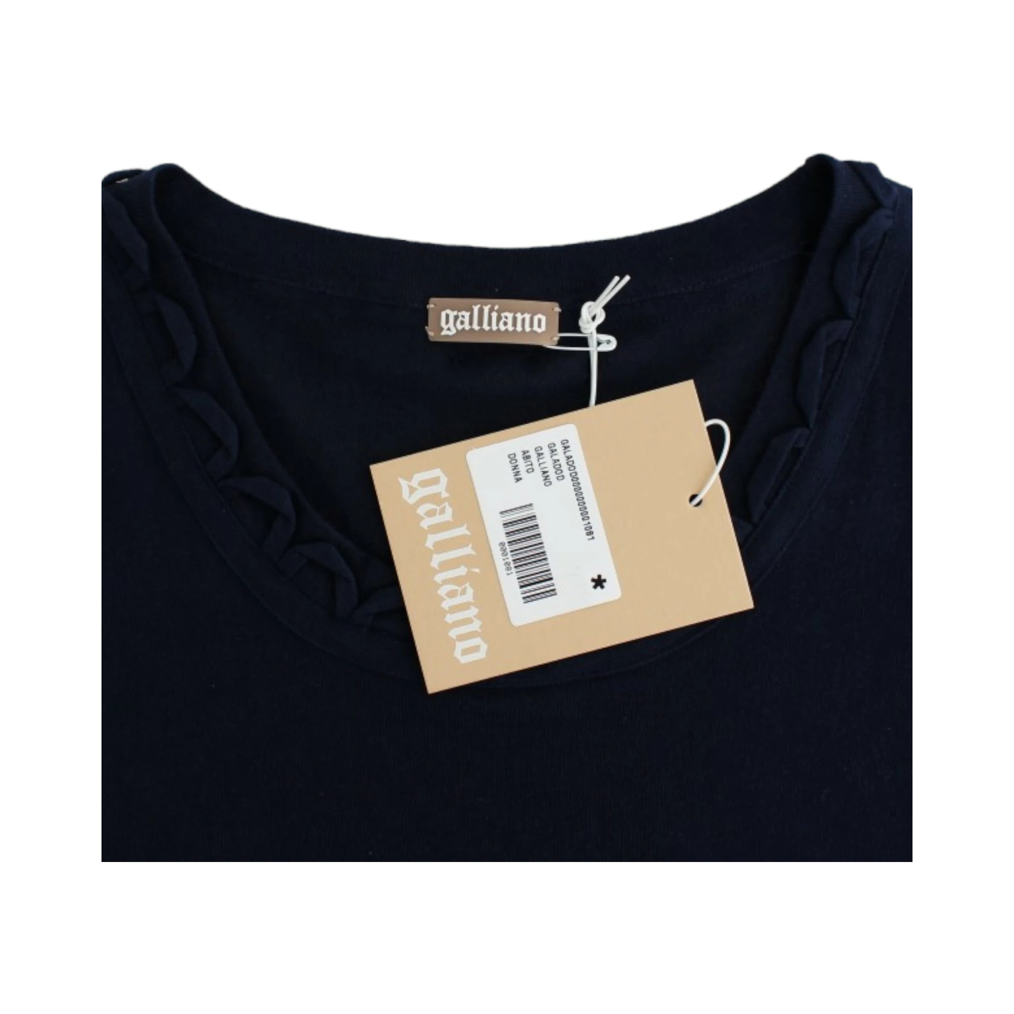 Blue cotton jersey dress