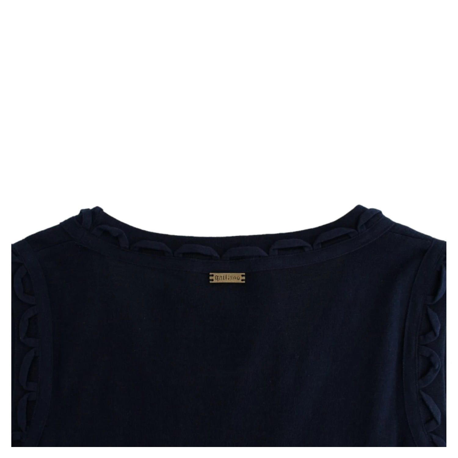 Blue cotton jersey dress