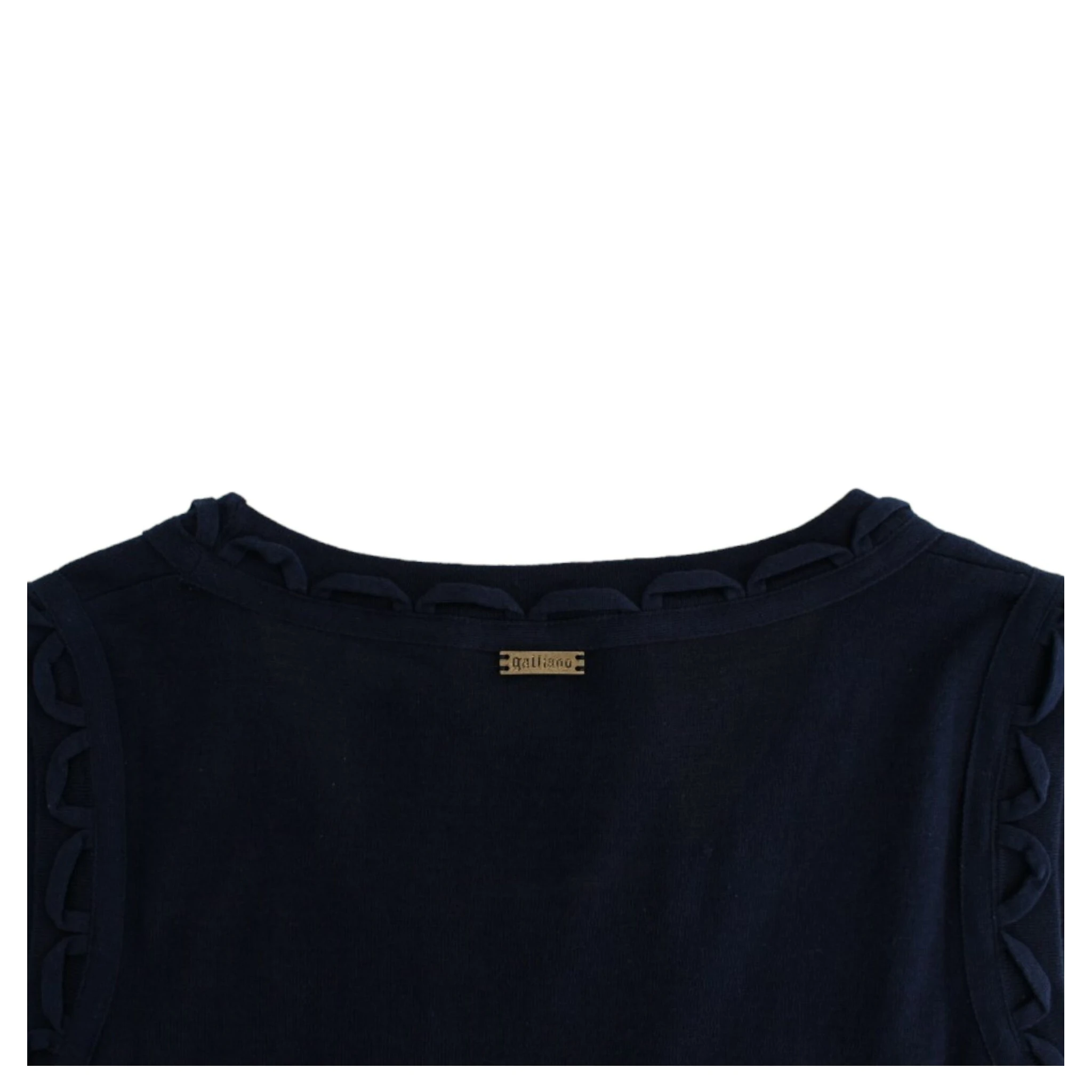 Blue cotton jersey dress