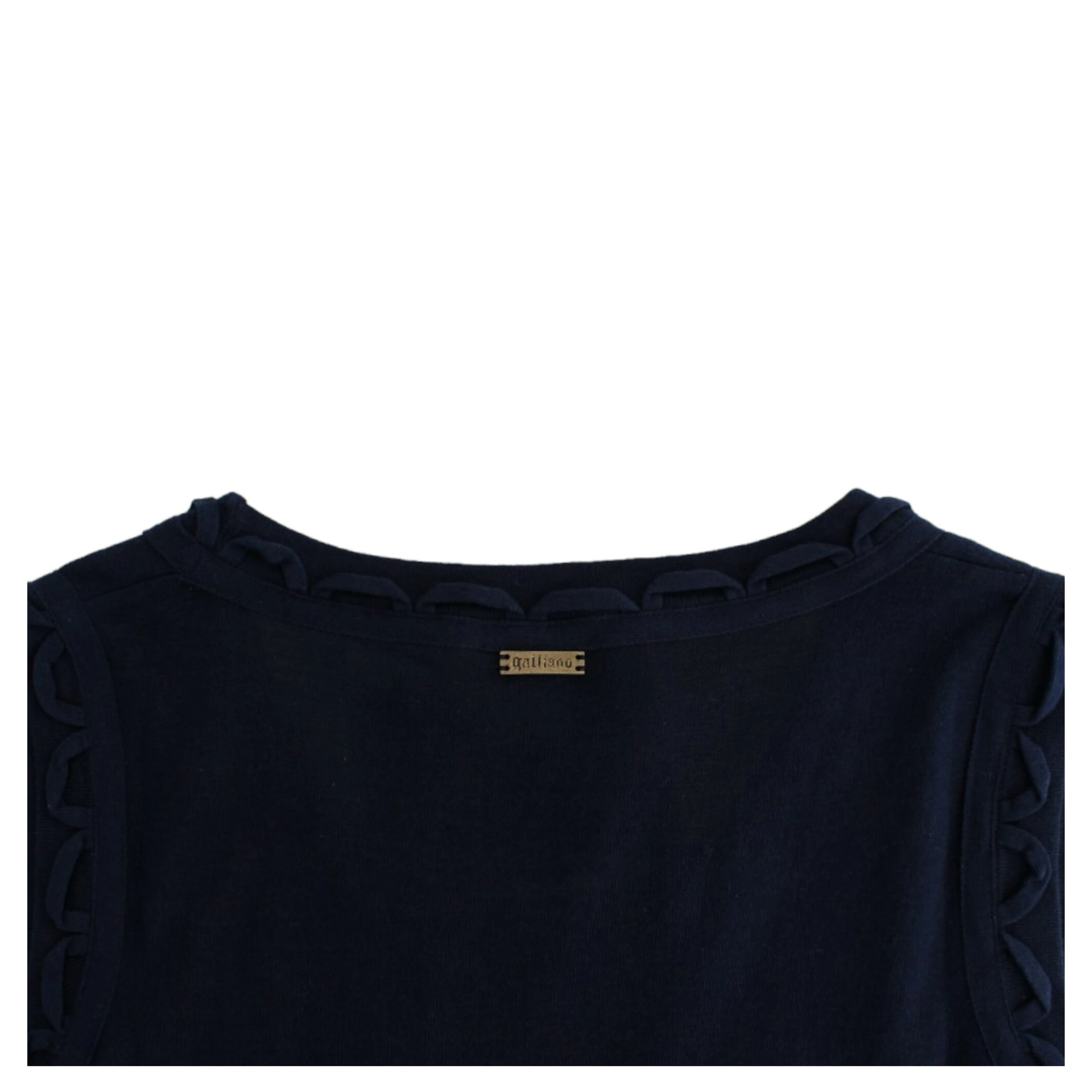 Blue cotton jersey dress