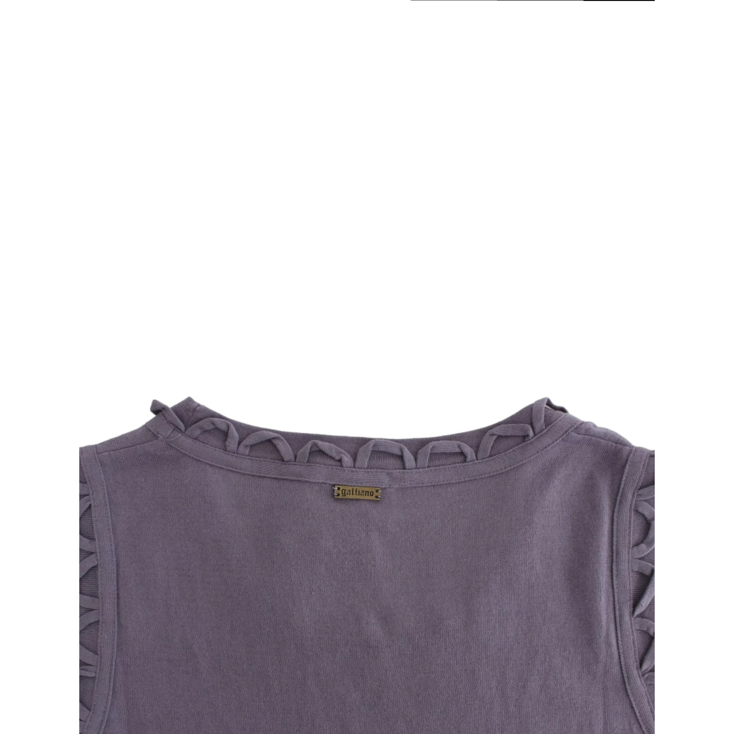 Purple cotton jersey dress