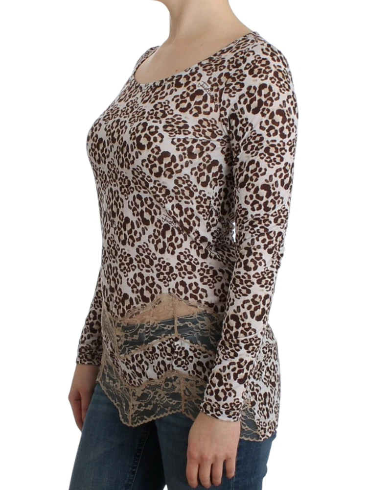 Brown longsleeved lace top alternative