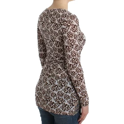 Brown longsleeved lace top
