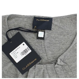 Gray 3/4 sleeves jumper top