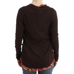 Brown crewneck sweater