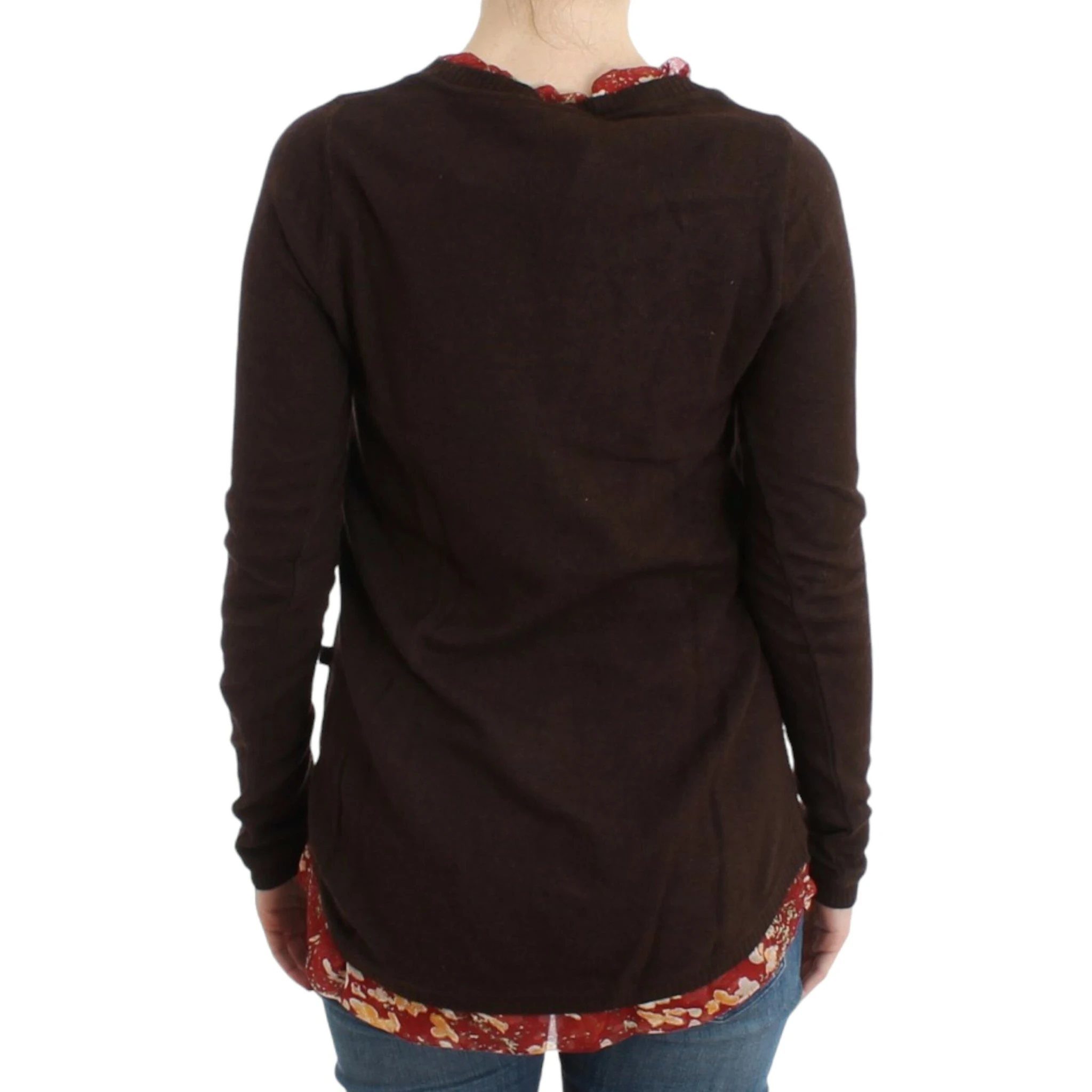 Brown crewneck sweater