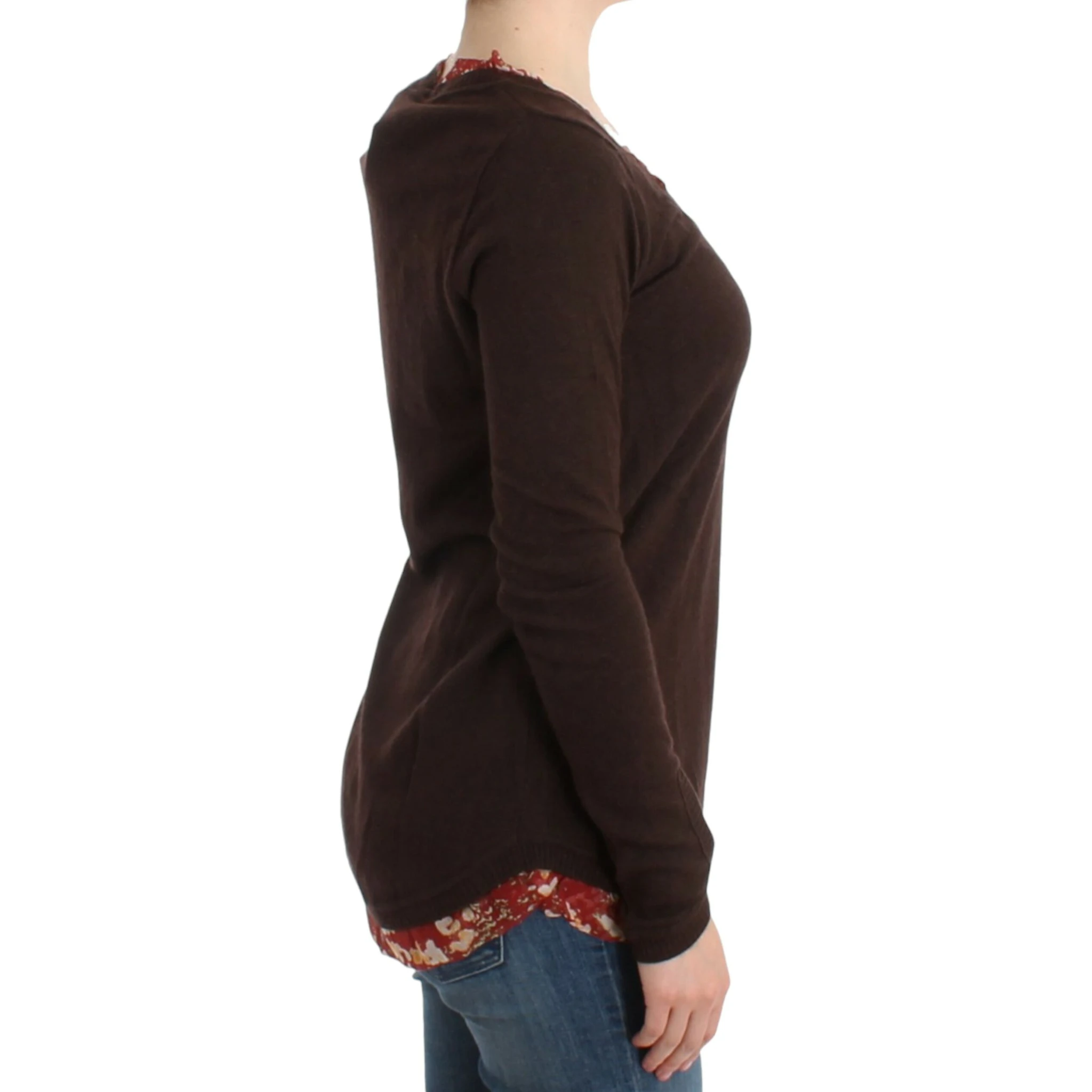 Brown crewneck sweater