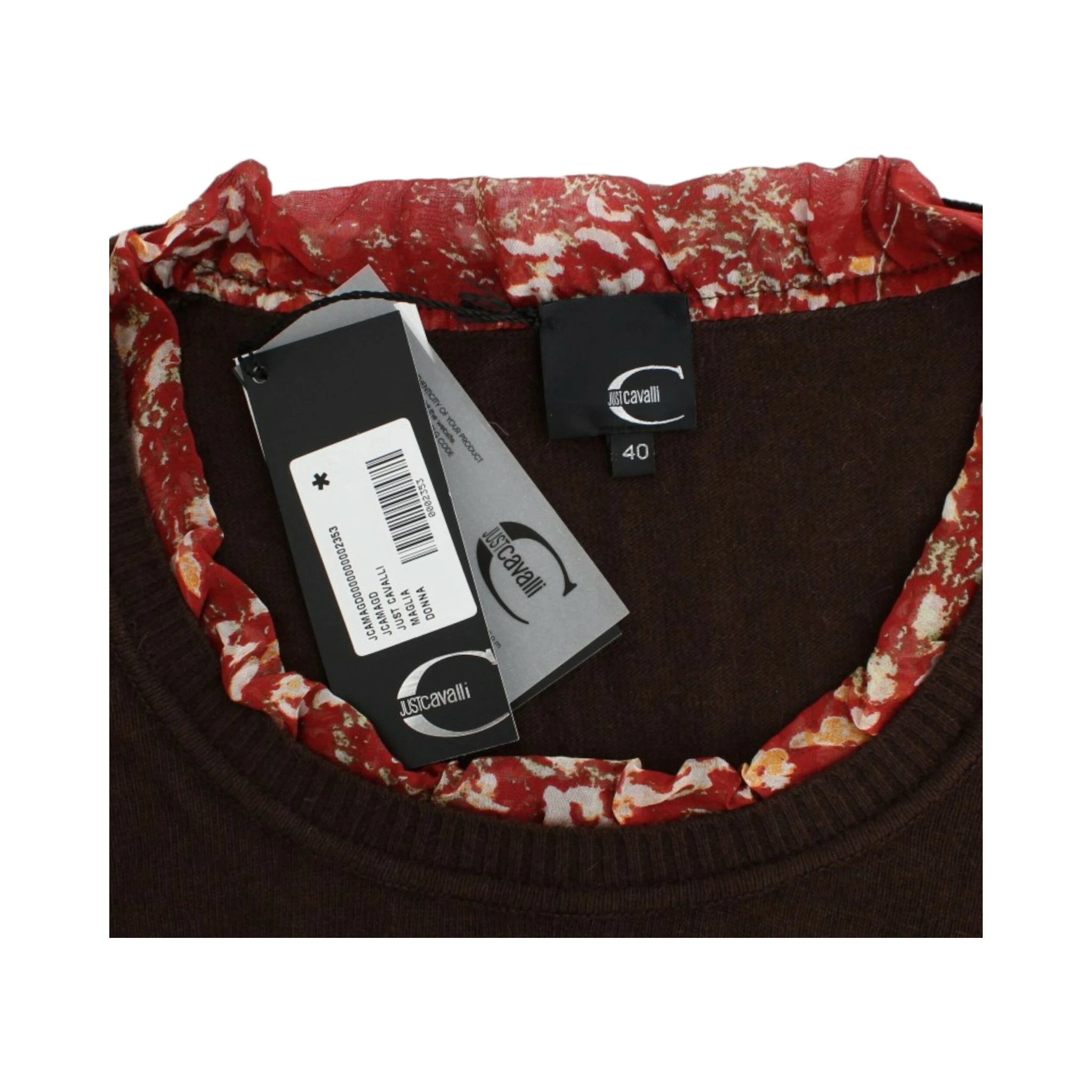 Brown crewneck sweater