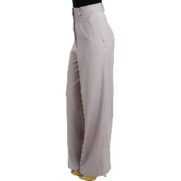 Gray high waist pants
