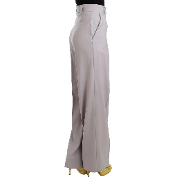 Gray high waist pants