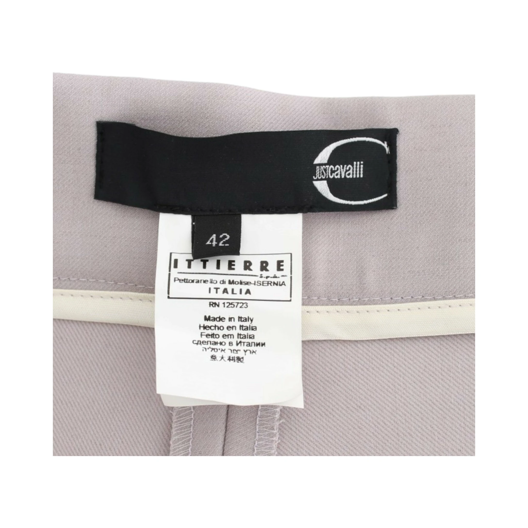 Gray high waist pants