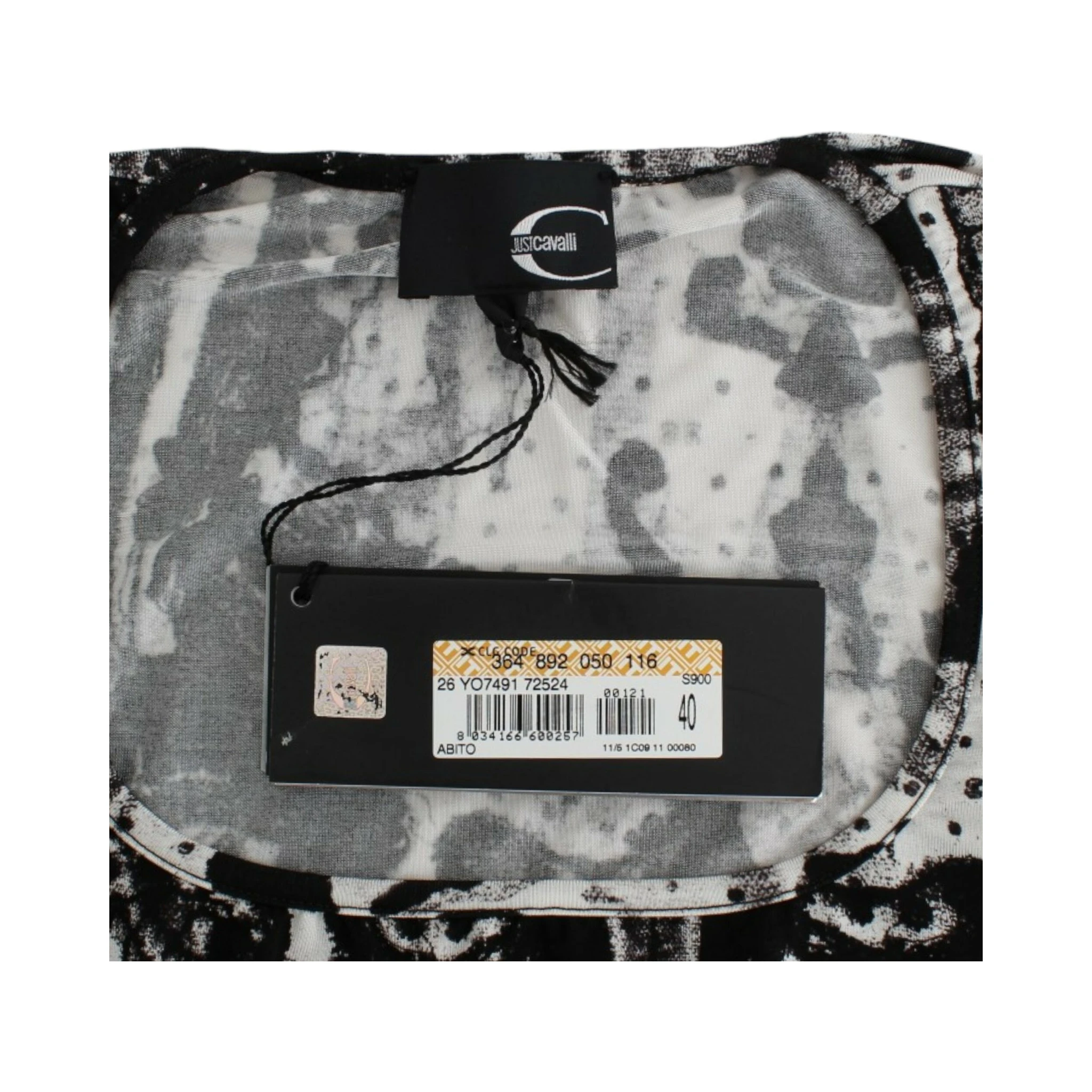 Black Printed Sheath Dress