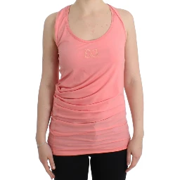 Pink cotton tank top