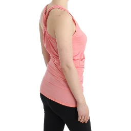 Pink cotton tank top