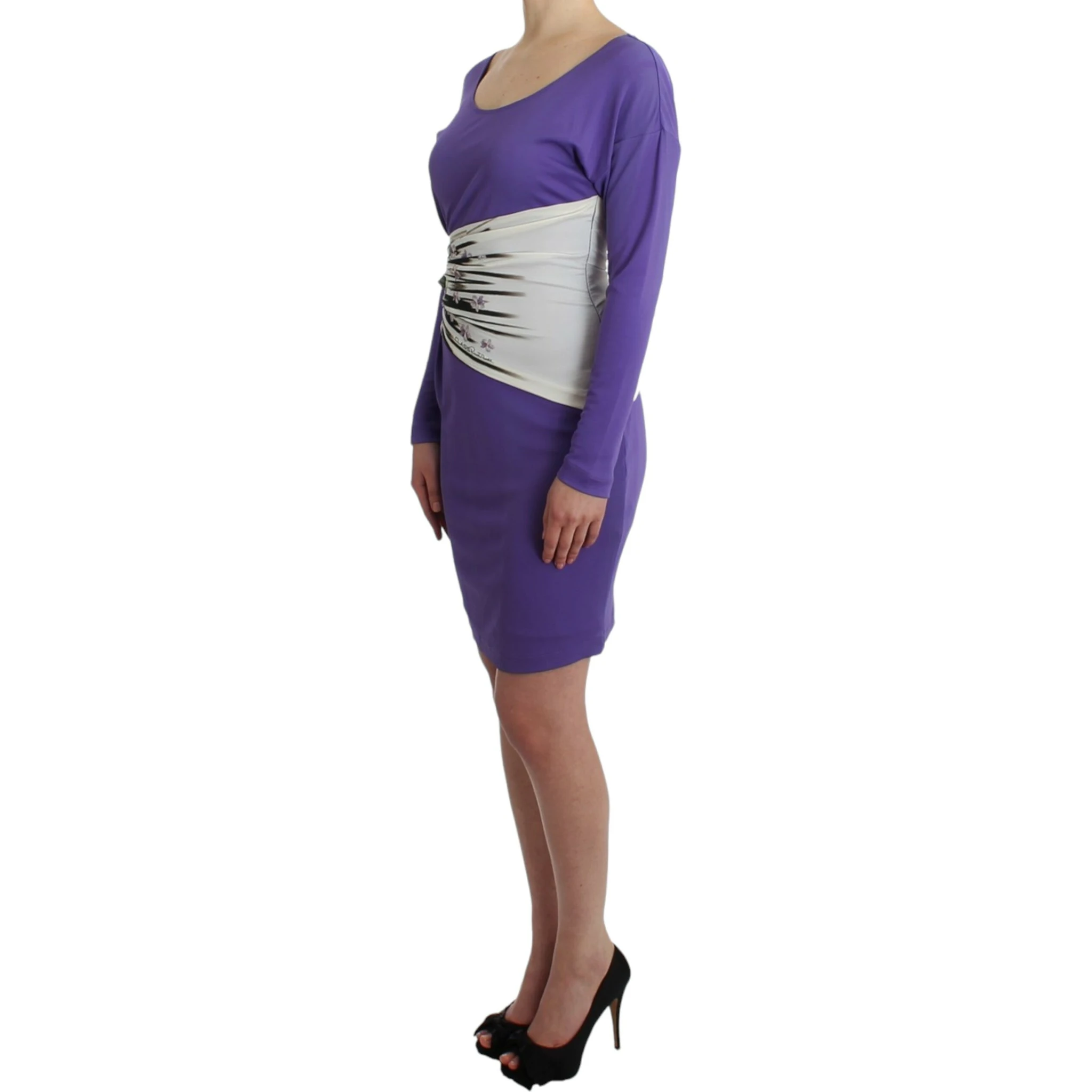 Purple longsleeved dress