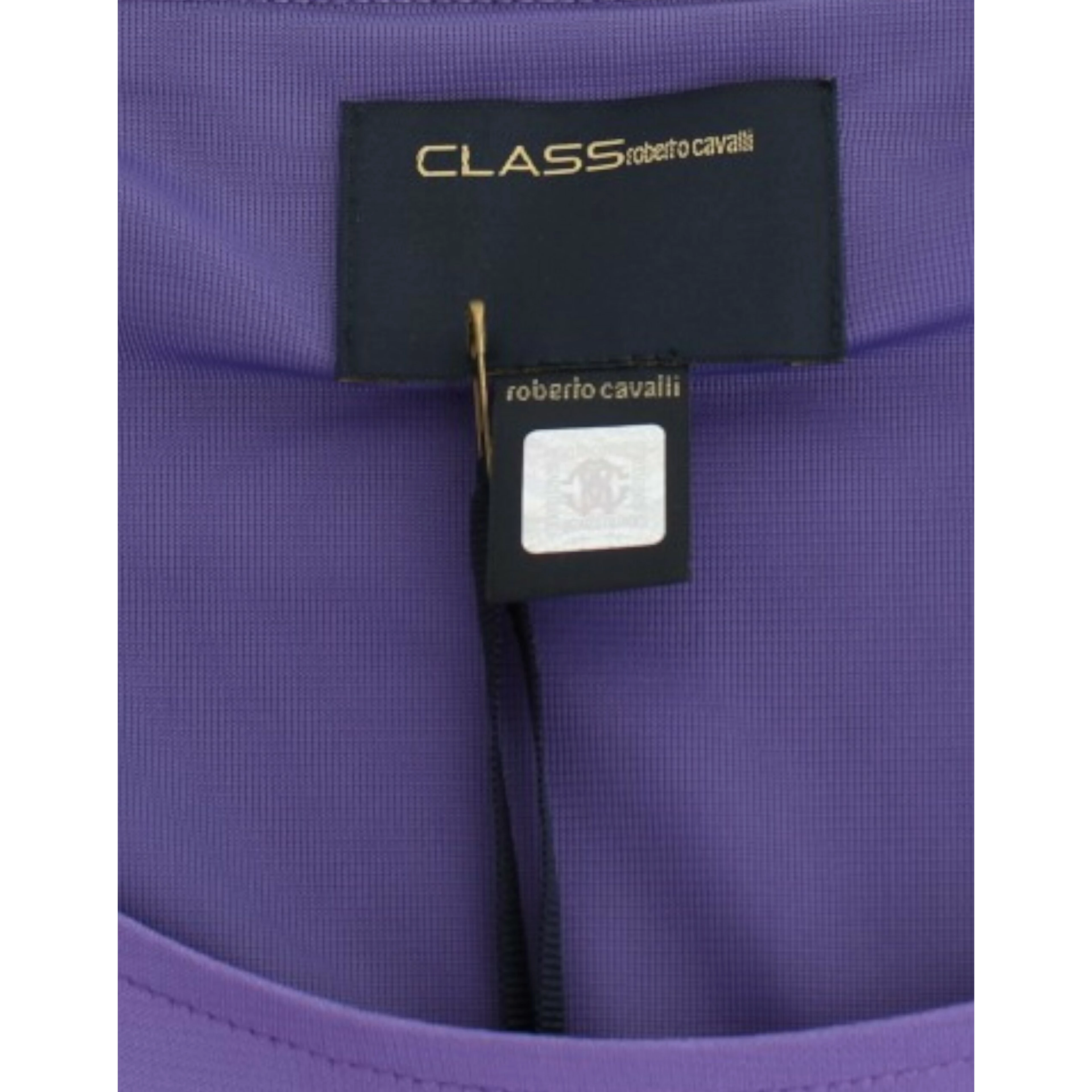Purple longsleeved dress
