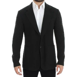 Green cashmere two button blazer