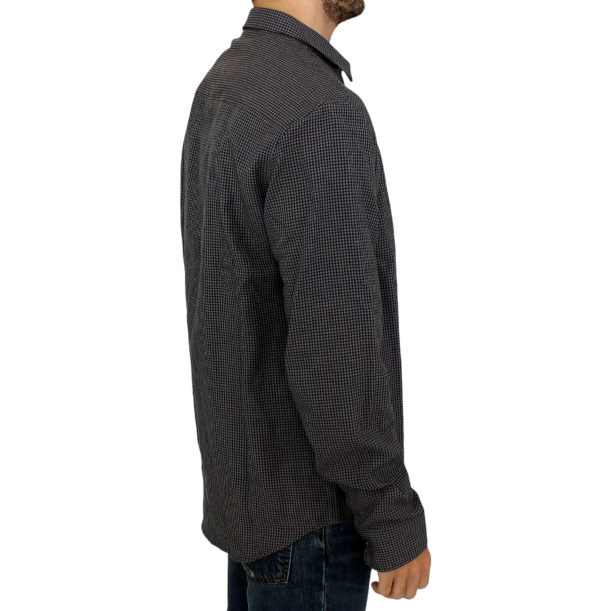 Gray linen casual shirt