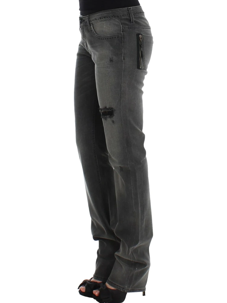Gray straight leg jeans alternative