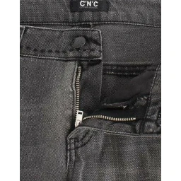 Gray straight leg jeans