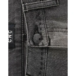 Gray straight leg jeans