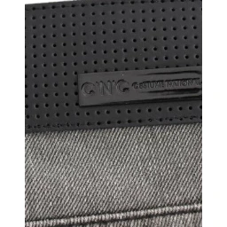 Gray straight leg jeans