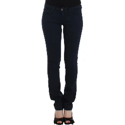 Blue straight leg jeans