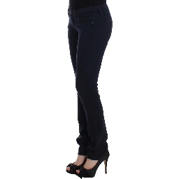 Blue straight leg jeans