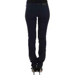 Blue straight leg jeans