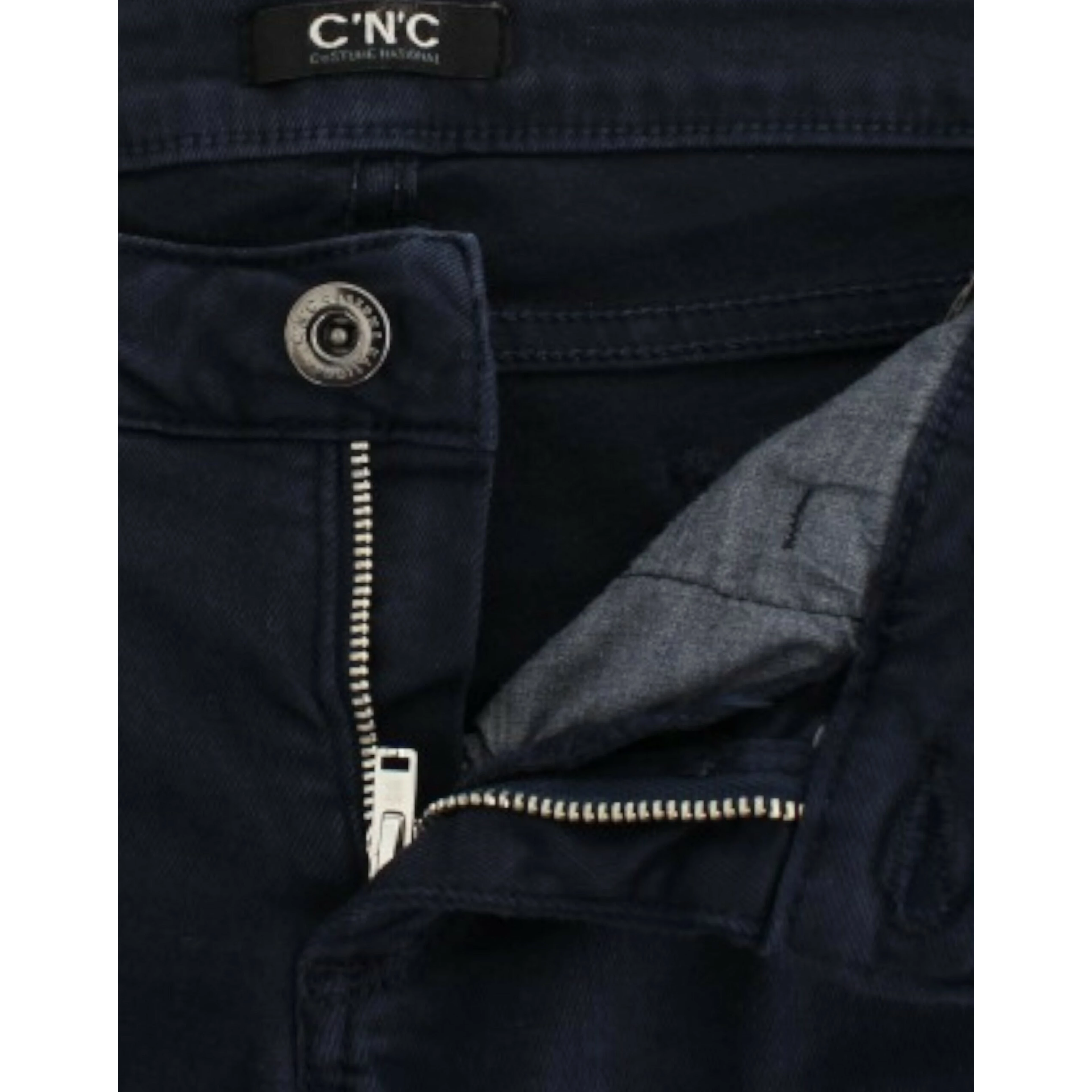 Blue straight leg jeans