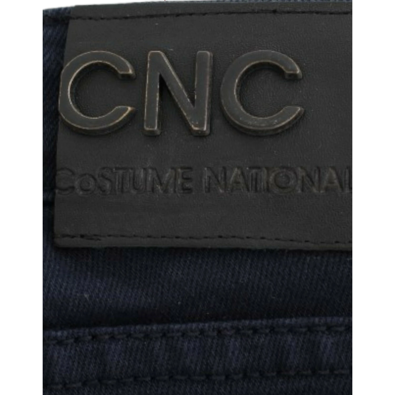 Blue straight leg jeans