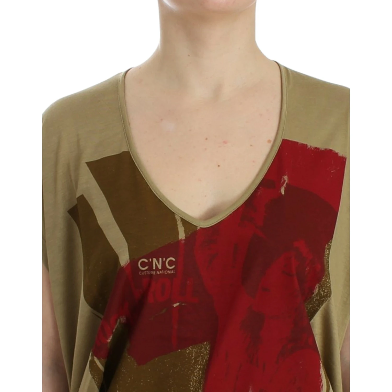 Green print shortsleeve t-shirt
