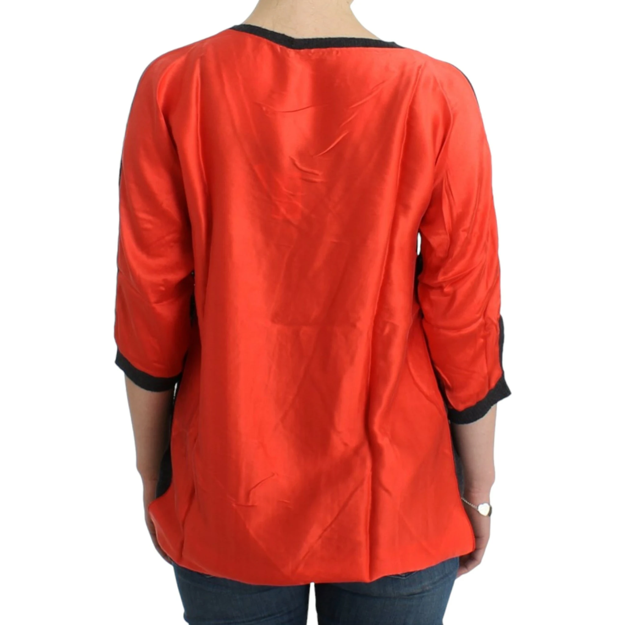 Chic V-neck Alpaca Blend Short Sleeve Sweater In Gray