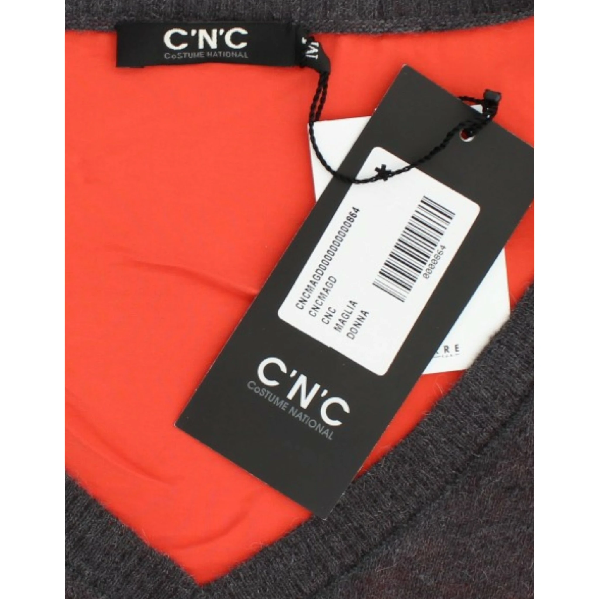 Chic V-neck Alpaca Blend Short Sleeve Sweater In Gray