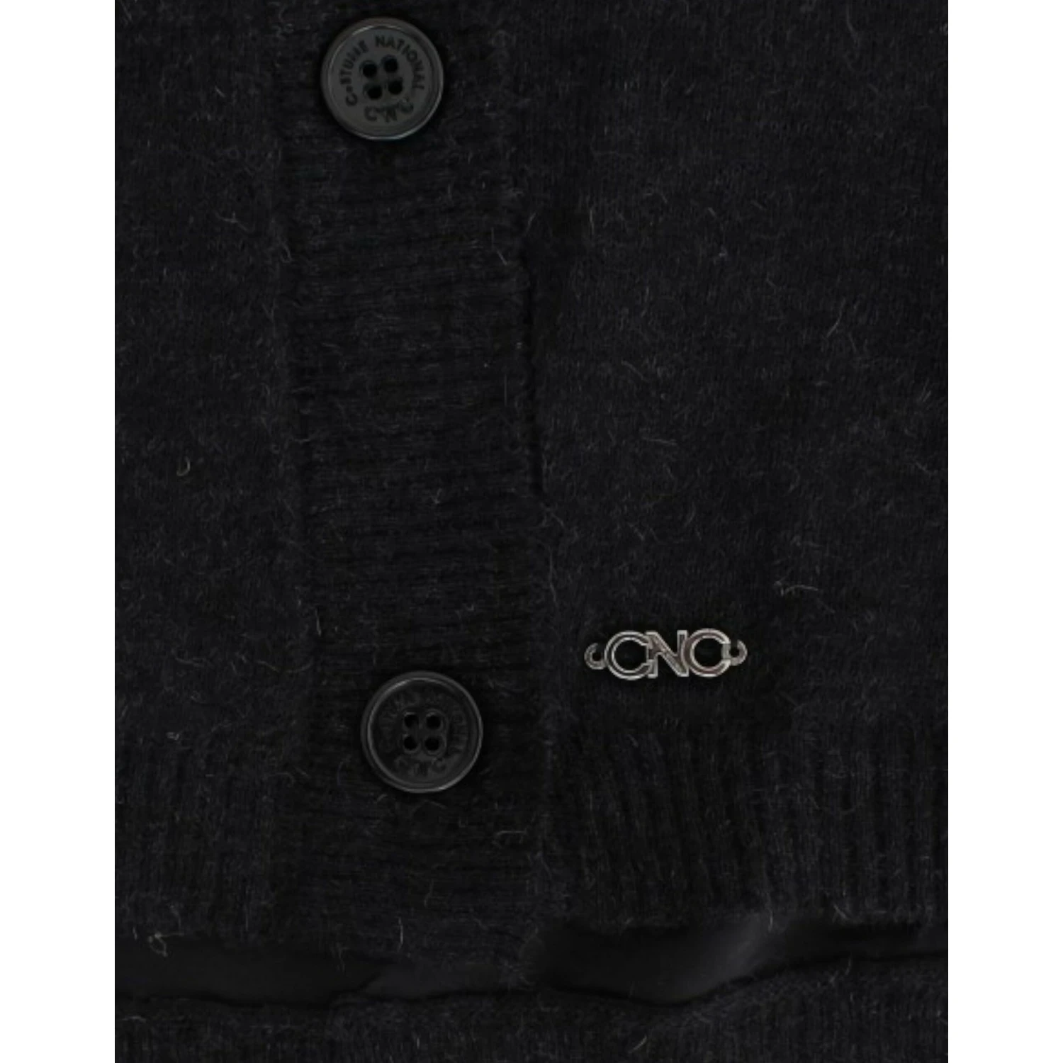 Gray wool alpaca cardigan