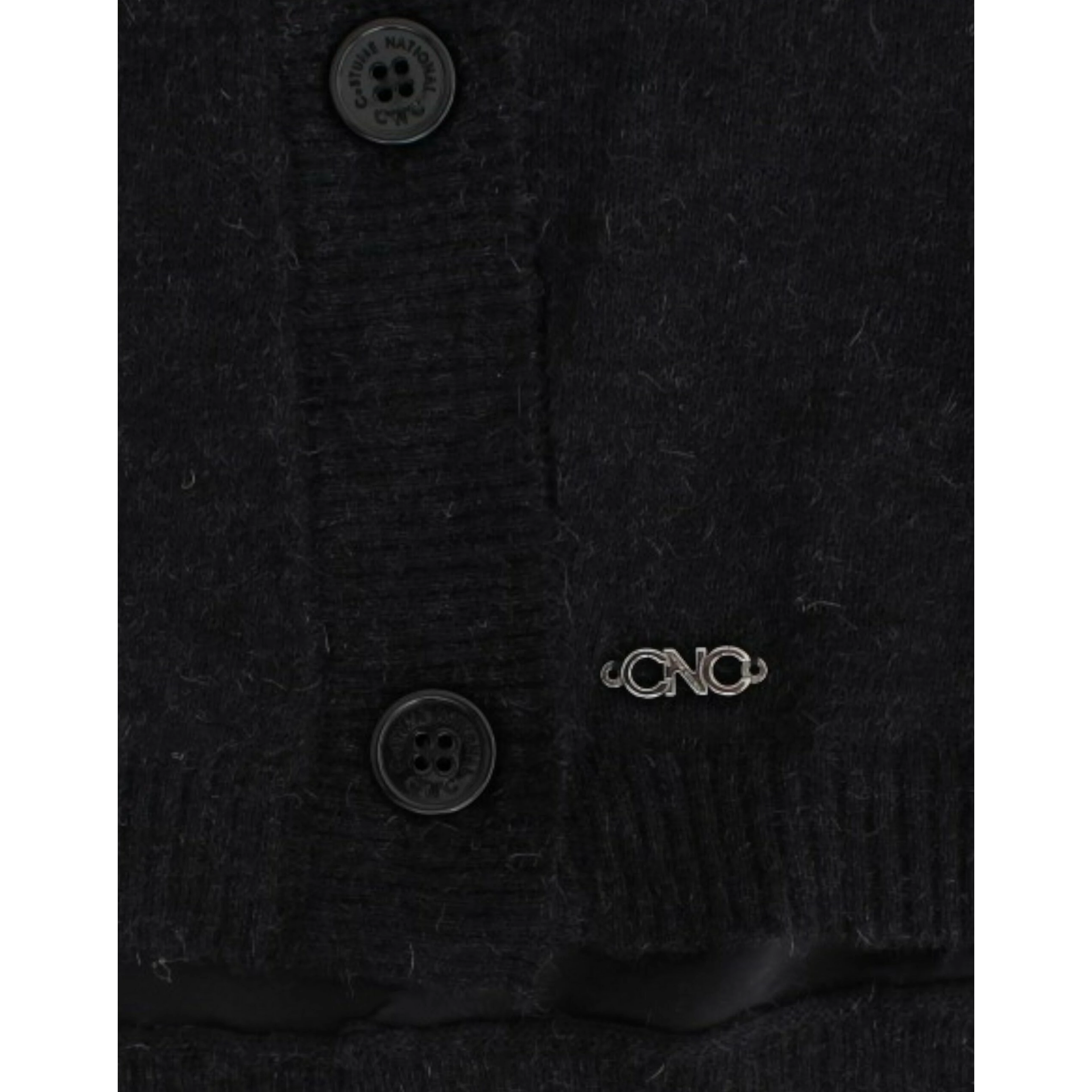 Gray wool alpaca cardigan